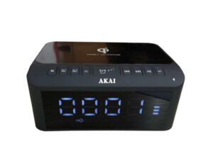 Radio cu ceas Akai USB/BT AKAI ACRB-1000, Wireless Fast Charging