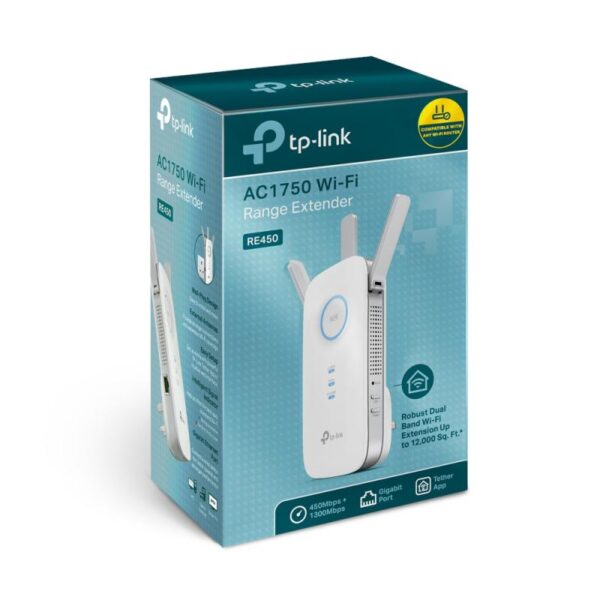 Range Extender TP-Link RE450, AC1750, Gigabite, Mod High Speed