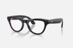Ray-Ban Meta Skyler AI Glasses Shiny Black/Transitions Amethyst - RW4010 601/CH 52 - imagine 2