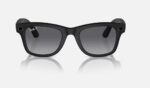 Ray-Ban Meta Wayfarer AI Glasses Matte Black/Polar Gradient Graphite - RW4006 601ST3 50-22