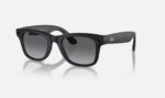 Ray-Ban Meta Wayfarer AI Glasses Matte Black/Polar Gradient Graphite - RW4006 601ST3 50-22 - imagine 2