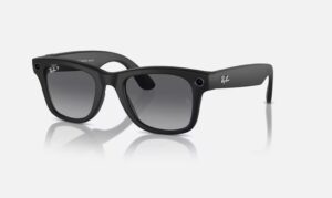 Ray-Ban Meta Wayfarer AI Glasses Matte Black/Polar Gradient Graphite - RW4006 601ST3 50-22