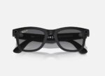 Ray-Ban Meta Wayfarer AI Glasses Matte Black/Polar Gradient Graphite - RW4006 601ST3 50-22 - imagine 5