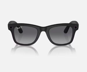 Ray-Ban Meta Wayfarer AI Glasses Matte Black/Polar Gradient Graphite - RW4008 601ST3 53