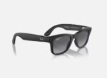 Ray-Ban Meta Wayfarer AI Glasses Matte Black/Polar Gradient Graphite - RW4008 601ST3 53 - imagine 3
