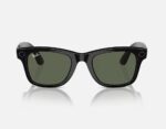 Ray-Ban Meta Wayfarer AI Glasses Shiny Black/G-15 Green - RW4006 601/71 50