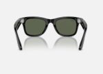 Ray-Ban Meta Wayfarer AI Glasses Shiny Black/G-15 Green - RW4006 601/71 50 - imagine 4