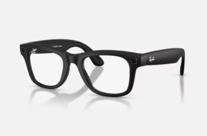 Ray-Ban Meta Wayfarer Gen 2 AI Glasses Matte Black/Clear (Large) - RW4012 601SSB 53-22