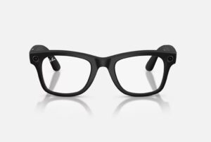 Ray-Ban Meta Wayfarer Gen 2 AI Glasses Matte Black/Clear (Large) - RW4012 601SSB 53-22