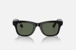 RayBan Meta Wayfarer Shiny BLACK/GREEN - RW4006 601/71