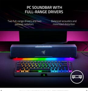 Razer Leviathan V2 X TECHNICAL SPECIFICATIONS FREQUENCY RESPONSE 85 - RZ05-04280100-R3M1