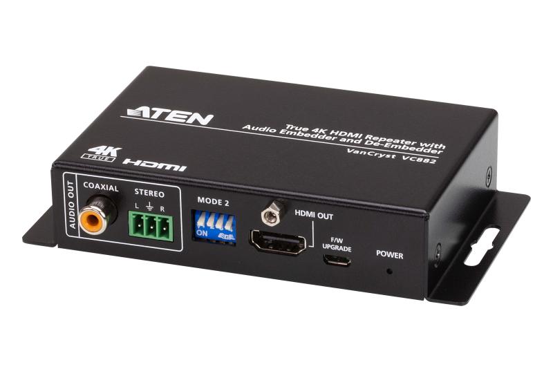 Repeater ATEN VC882: Tipul: Repeater AV, Rezoluţia maximă: 4096 - VC882-AT-G-01 Repeater ATEN VC882: Tipul: Repeater AV, Rezoluţia maximă: 4096 - VC882-AT-G - imagine 1