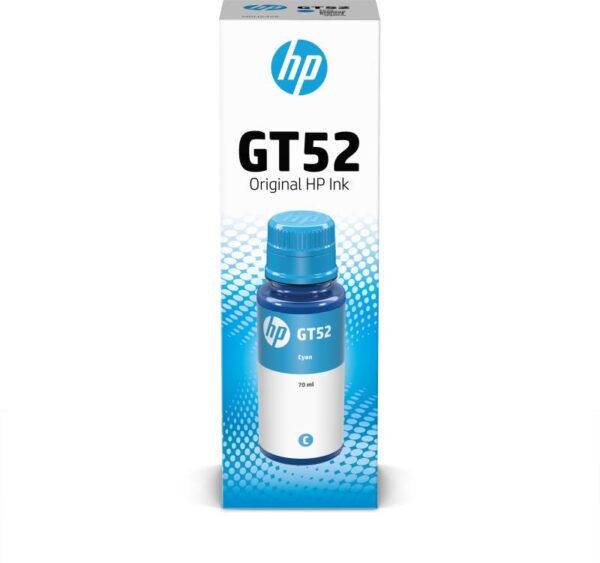 Rezerva cerneala HP M0H54AE, GT52, Culoare: Cyan, Capacitate: 70ml/8k pagini