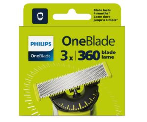 Rezerva OneBlade 360, QP430/50, otel inoxidabil, umed si uscat