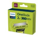 Rezerva OneBlade QP624/50, set fata si Corp: 2 lame 360