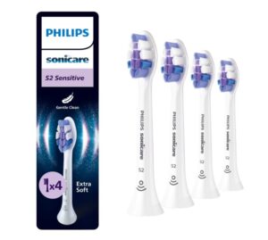 Rezerve PHILIPS Sonicare Sensitive HX6054/87, Pachet de 4 capet