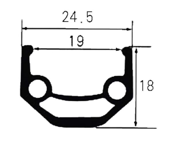 Roata Spate Ventura SXT 26" -36H Dubla - SXT64