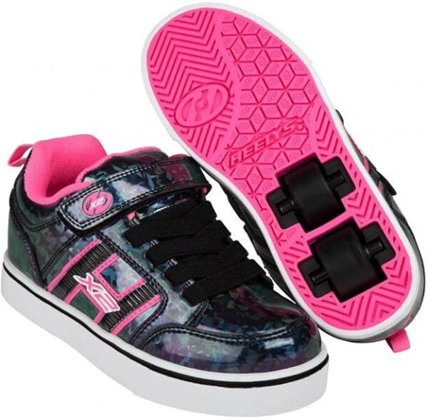 ROLE HEELYS BOLT PLUS 30 NEGRU HOLOG ROZ - HLY-G2W-8241