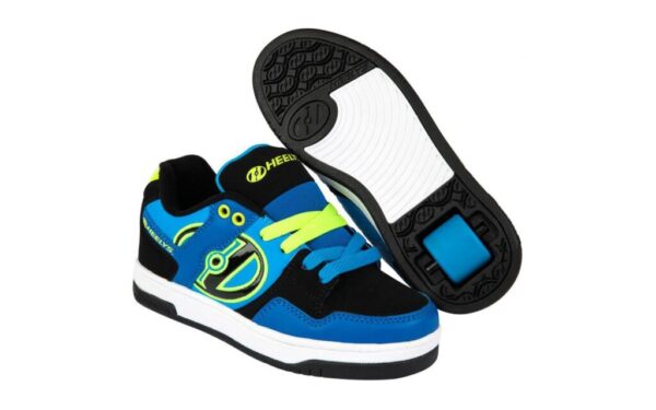 ROLE HEELYS FLOW 31 ALBASTRU NEGRU LIME - HLY-B1W-5020