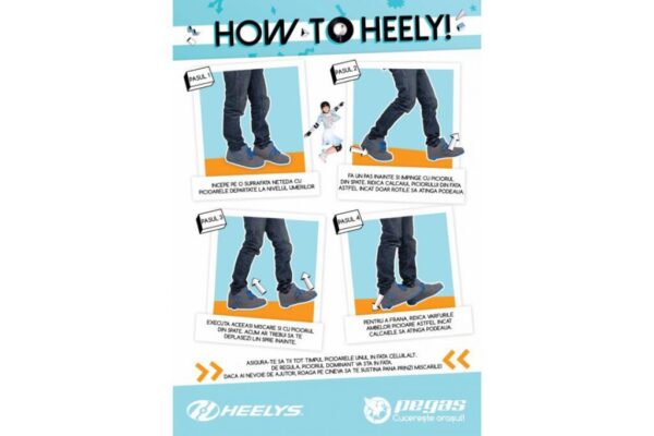 ROLE HEELYS LAUNCH 34 NEGRU - HLY-B1W-5352