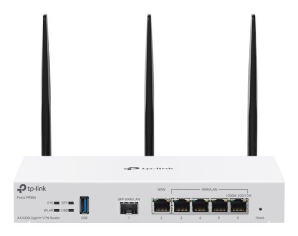 Router Wireless TP-Link Festa FR365, Dual-Band, 4 x LAN, 1 x WAN