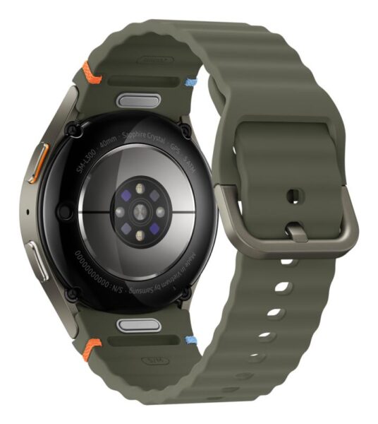 Samsung Watch7 40mm 1.3" L300 Grey / Green strap - SM-L300NZGAEUE