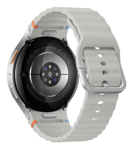 Samsung Watch7 44mm 1.5" L315 (eSIM Cellular) Silver / White strap - SM-L315FZSAEUE