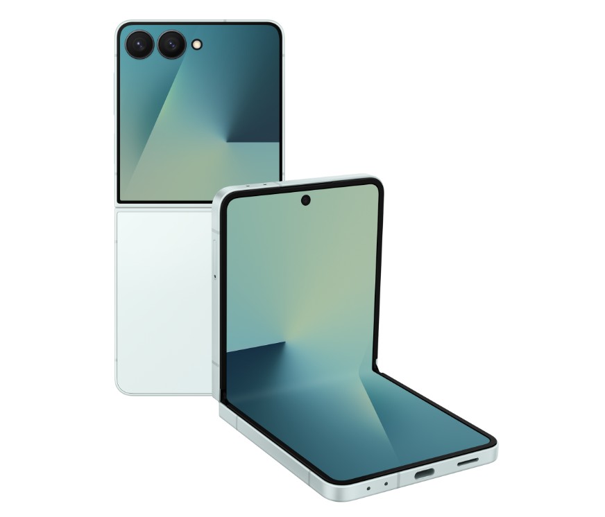 Samsung Z Flip7 F766B 5G 6.9"/4.1" 10-Core 12GB 512GB SingleSIM Mint - SM-F766BLGHEUE Samsung Z Flip7 F766B 5G 6.9"/4.1" 10-Core 12GB 512GB SingleSIM Mint - SM-F766BLGHEUE