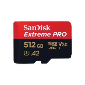 SanDisk Extreme PRO. Capacity: 512 GB, Flash card type: MicroSDXC - SDSQXCD-512G-GN6MA