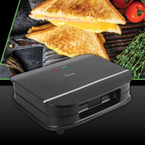 SANDWICH MAKER FRAM FSM-700BK, 700W, CAPACITY: 2 SANDWICHES