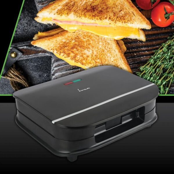 SANDWICH MAKER FRAM FSM-700BK, 700W, CAPACITY: 2 SANDWICHES