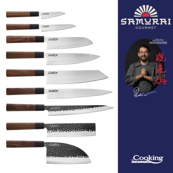 SATAR 17 CM, RIKITO WATANABE, SAMURAI GOURMET, COOKING BY HEINNER - HR-EVI-RH17