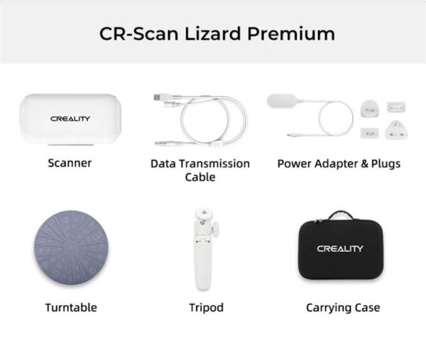 Scanner 3D Creality CR-SCAN LIZZARD PREMIUM, automatic matching - CR-SCAN LIZARD