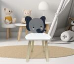 Scaun copii, MDF, design elefant, U-Grow - UG-CHAIR-EF - imagine 2