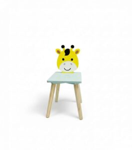 Scaun copii, MDF, design girafa, U-Grow - UG-CHAIR-GF