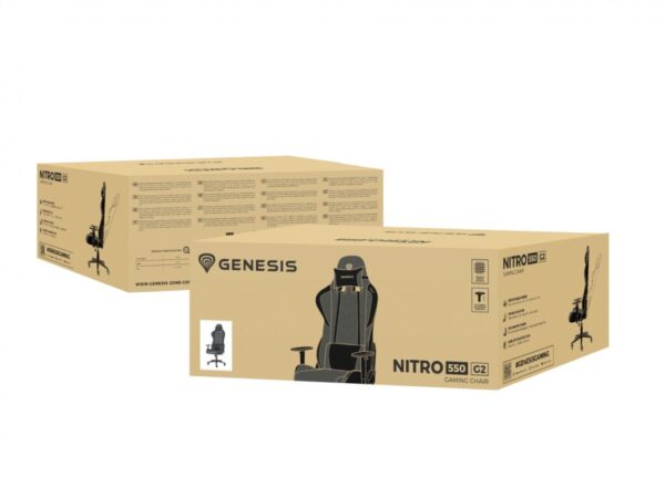 Scaun gaming Genesis Nitro 550 G2, material Synthetic PU + Textil - NFG-2112