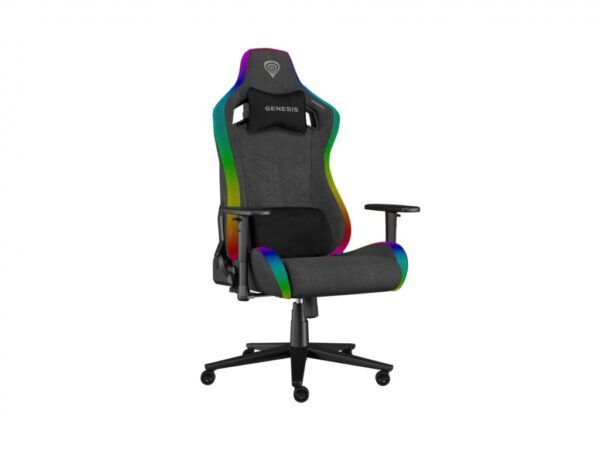 Scaun gaming Genesis TRIT 660, material textil, iluminare RGB - NFG-2246