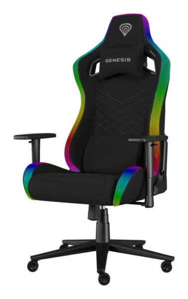 Scaun gaming Genesis TRIT 660, material textil, iluminare RGB - NFG-2247