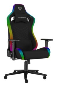 Scaun gaming Genesis TRIT 660, material textil, iluminare RGB - NFG-2247