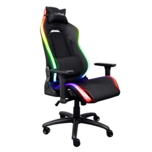 Scaun gaming Trust GXT 719 Ruya, iluminare RGB, 5 roti - TR-25185