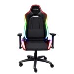 Scaun gaming Trust GXT 719 Ruya, iluminare RGB, 5 roti - TR-25185