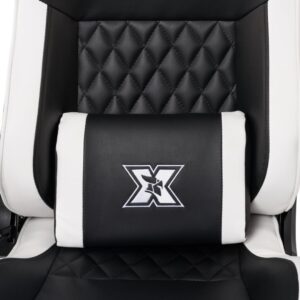 Scaun gaming X by Serioux, Theon, ajustabil, piele sintetica - X-GC01-A4-W