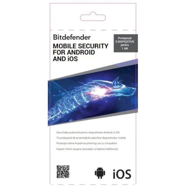 Scratch card Bitdefender Mobile Security Android <(>& <)> IOS - BI01ZZCSN1203HEN