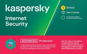 Scratch card Kaspersky Internet Security 1 an 1 utilizator new - KL1939OOAFS