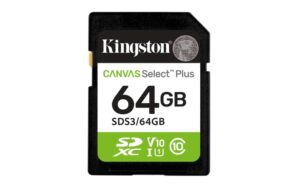 SDXC Kingston, 64GB, Select Plus, Clasa 10 UHS-I - SDS3/64GB