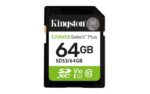 SDXC Kingston, 64GB, Select Plus, Clasa 10 UHS-I - SDS3/64GB