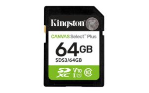 SDXC Kingston, 64GB, Select Plus, Clasa 10 UHS-I - SDS3/64GB