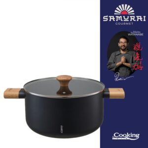 SEMIOALA ALUMINIU + CAPAC 24X12.5 CM, 5.3 L, RIKITO WATANABE - HR-SNT-S24