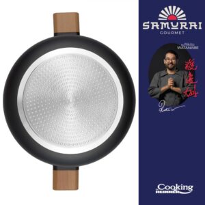 SEMIOALA ALUMINIU + CAPAC 28X14 CM, 7.8 L, RIKITO WATANABE - HR-SNT-S28