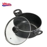 SEMIOALA ALUMINIU+CAPAC 24x11 CM, 4 L, VANORA HOME - VN-MS-S24